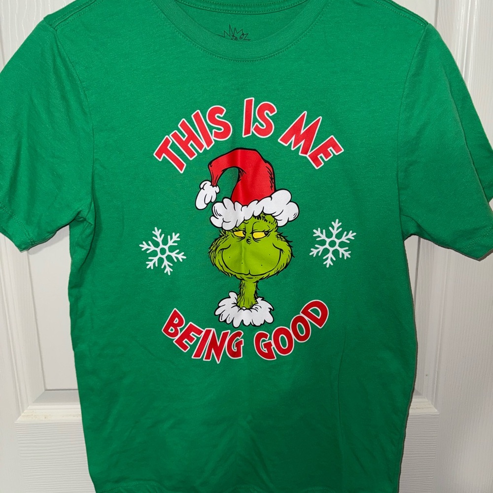 Green Grinch Kids Tee - Short Sleeve